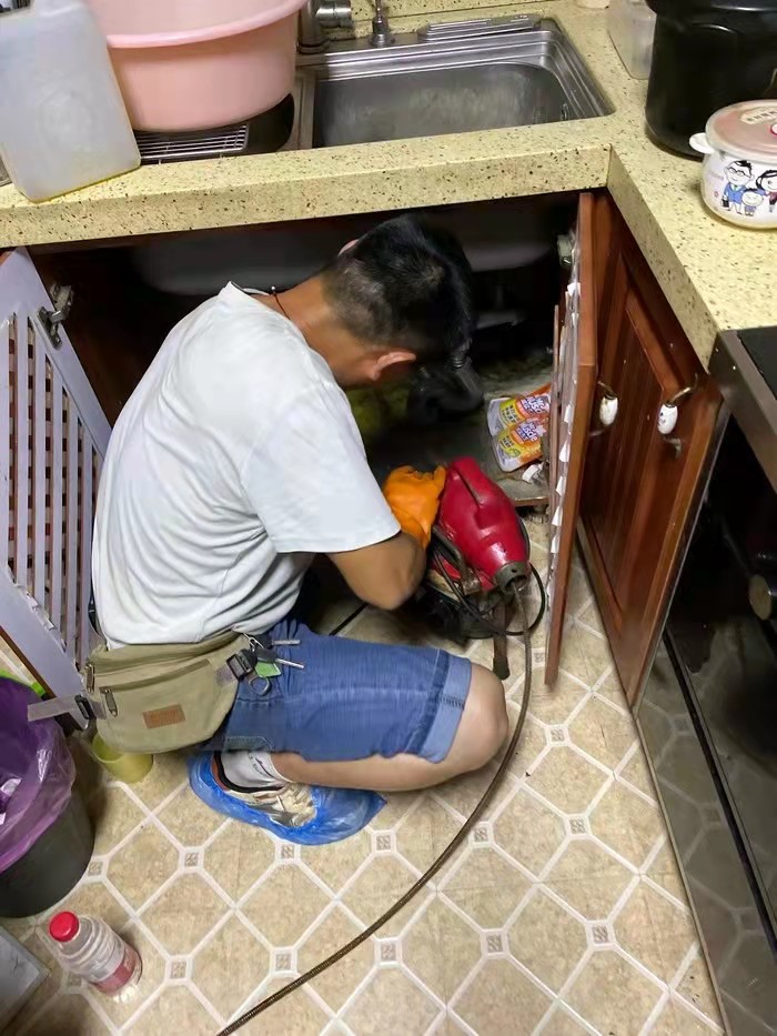 向阳街道通下水道